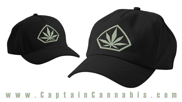 
Captain Cannabis 2D Shield Caps

