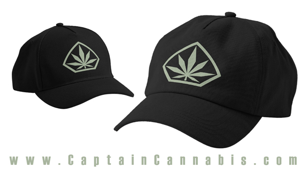 
Captain Cannabis 2D Shield Caps
